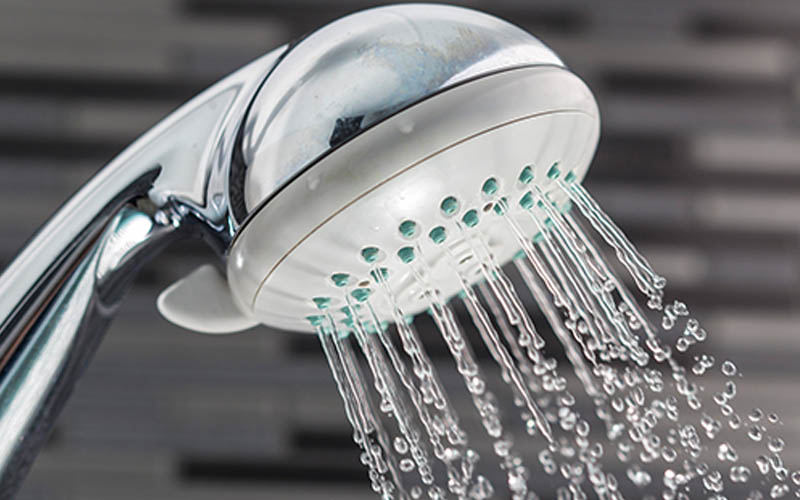 تمیزی سردوش حمام 